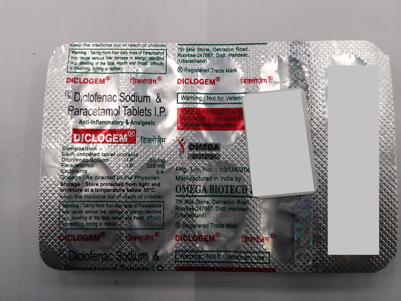 Diclogem Tablets