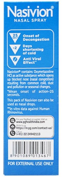 Nasivion Classic Adult 0.05% Nasal Spray
