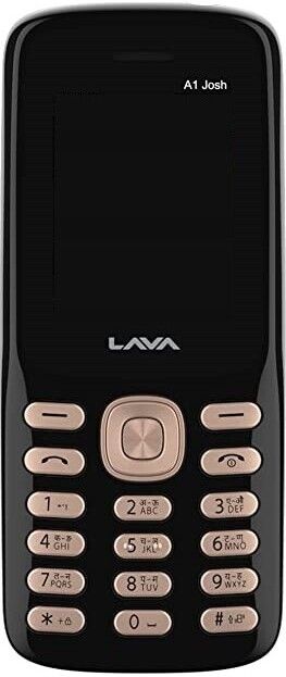 Lava A1 Josh Dual Sim Keypad Mobile | 1.77" Display | 1000mAh Battery | Bol Feature | Black Gold