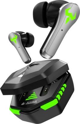 Aroma NB126 Aster I Upto 50Hr Playtime I 45Ms Latency I Fast Charging I RGB Gaming TWS Bluetooth