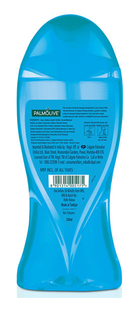 Palmolive Body Wash Feel The Massage Exfoliating Shower Gel With 100% Natural Thermal Minerals