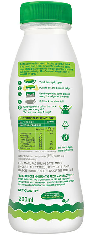 Paper Boat Coconut Water 200 ml Combo