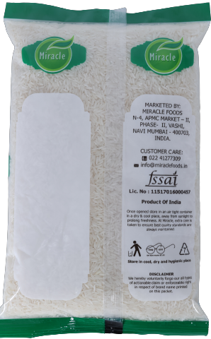 Miracle Regular Sona Masoori Raw Rice