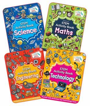 Dreamland STEM Activity Books Set of 4 | Gift Pack | Books for Kid | Gift for kid, 256 Pages