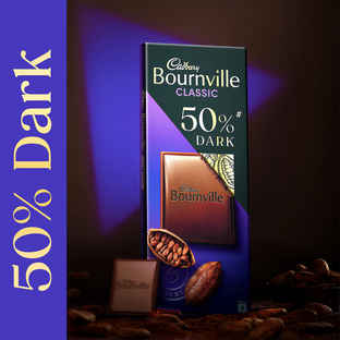 Cadbury Bournville Rich Cocoa 50% Dark Chocolate Bar - Buy at