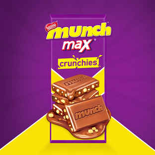 Nestle Munch Max Crunchies Chocolate - Buy at ₹38 Online