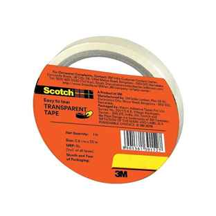 Scotch Transparent Tape - Polypropylene Yellow - Buy at ₹30