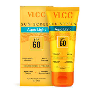 VLCC Aqua Light Sunscreen Gel SPF 60 PA++++ - Buy at ₹252 Online
