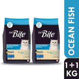Let's Bite Active Persian Ocean Fish Dry Cat Food (Buy 1 Get 1