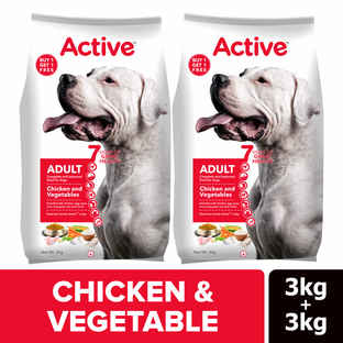 Active Adult Chicken And Vegetables Dry Dog Food - Buy at ₹807