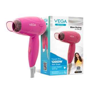 Vega Travel Pro 1200W Hair Dryer for Women with 2 Heat/Speed
