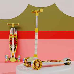 Lifelong Scooter For Kids 3+ Years Foldable PVC LED Wheels
