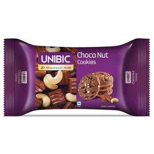UNIBIC Choco Nut Cookies - Buy at ₹25 Online | Instant Delivery