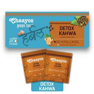 Wakaya ケトシェイク&ミネラル Chaayos Detox Kahwa Organic Green Tea - Buy at ₹188 Online