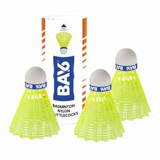 BAY6 Nylon Shuttlecock Pack of 3 - Buy at ₹89 Online | Instant