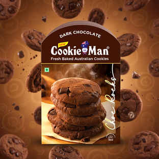 CookieMan Premium Dark Chocolate Cookies Biscuits - Buy at ₹50