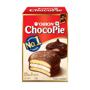 Orion Choco Pie Chocolate Coated Soft Biscuits - Buy at ₹18