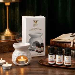 IRIS Premium White Ceramic Vaporizer Set - Buy at ₹414 Online