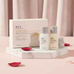 The Face Shop Rice & Ceramide Moisturizing Skincare Set - Buy at