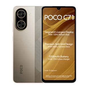 POCO C71 4GB RAM 64GB Storage - Buy at ₹8880 Online | Instant
