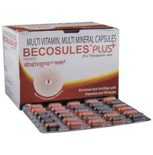 Becosules Plus Capsule - Buy at ₹219 Online | Instant Delivery
