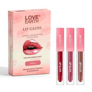 Love Earth Liquid Lip Gloss - Deeps Mini Combo - Buy at ₹280