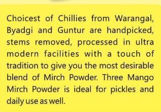Three Mango Mirch Powder