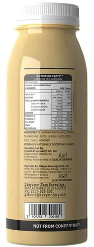 Raw Pressery Guava Juice