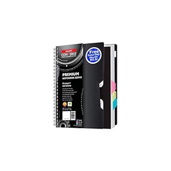 Luxor 4 Subject A6 Size Notebook Single Ruled | Pages - 240 Spiral | For School, Home & Office