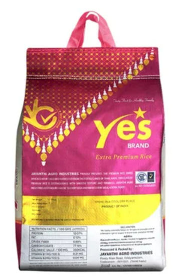 Yes Sona Raw Rice