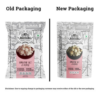 Mr Makhana Super Snack - Himalayan Salt And Pepper