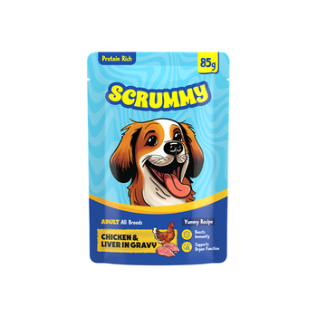 Scrummy Chicken & Liver Dog Wet FOOD