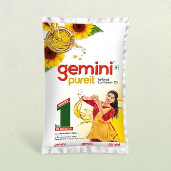 Gemini Pure It Refined Sunflower Oil | Pouch