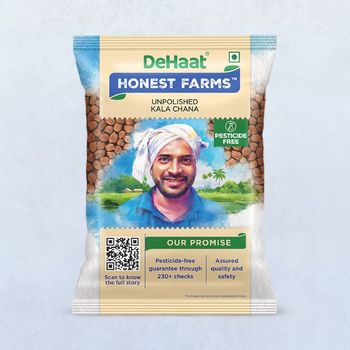 Dehaat Honest Farms Unpolished Kala Chana