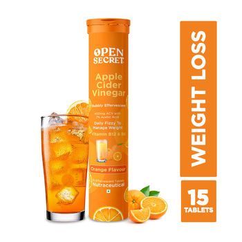 Open Secret Apple Cider Vinegar For Weight Loss - Orange Flavour