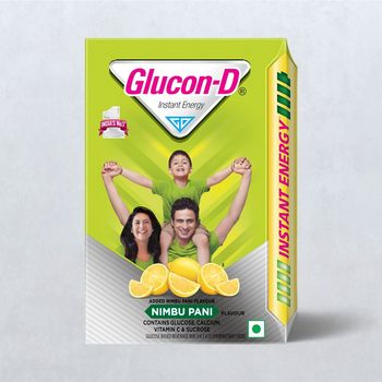 Glucon-D Nimbu Pani Glucose Powder Refill - 450 g