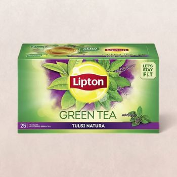 Lipton Tulsi Natura Green Tea Bags