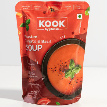 Pluckk Gluten Free Roasted Tomato and Basil Soup | Serves 2