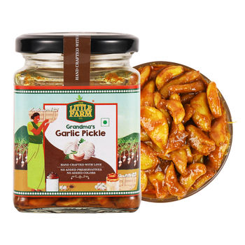 The Little Farm Co. Garlic Pickle | Achaar | Made in less oil