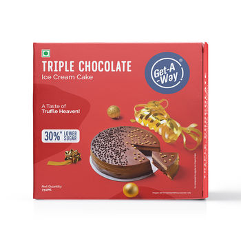 Get-A-Way Triple Chocolate Ice Cream Cake