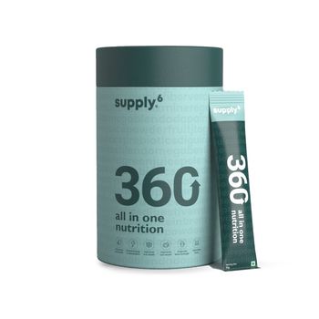 Supply6 360 Ultimate Health Powder Probiotics & SuperFOODs For Gut Health & Immunity