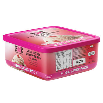 Baskin Robbins Very Berry Strawberry Ice Cream Tub