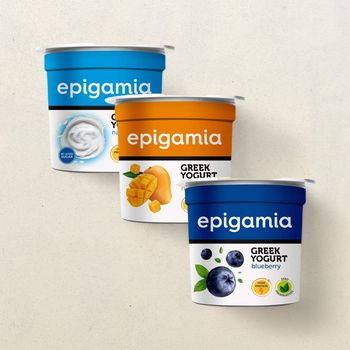 Epigamia Natural Greek Yogurt(90gms), Epigamia Blueberry Greek Yogurt(90gms) & Epigamia Greek Yogurt Alphonso Mango(90gms) Combo
