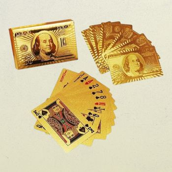 Se7en Gold Plated Poker Playing Cards