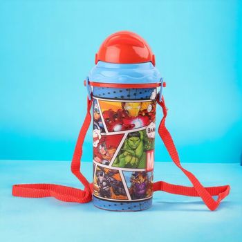 H M International Marvel Avengers 3D Lenticular Sipper Water Bottle