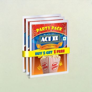 ACT II Instant Popcorn - Movie Theatre Butter, Buy 2 Get 1 free offer, Party Pack, Hot & Fresh in 3 mins
