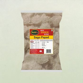 Wellfry Sago Papad | Upwas Papad- Fast Papad- Sendha Namak