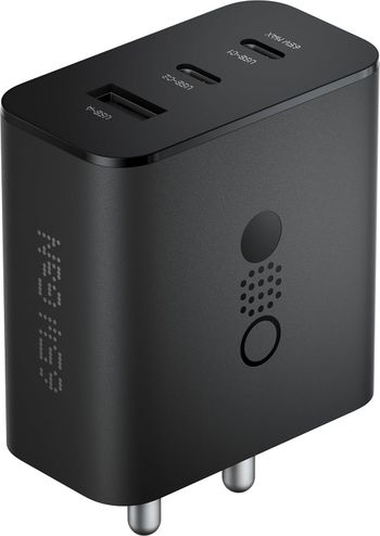 CMF by Nothing 65 W Gan 3 A Multiport Mobile Adaptor - Dark Grey