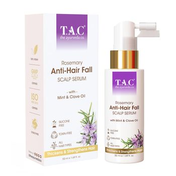 Tac Rosemary Anti-Hair Fall Hair Oil Rosemary & Clove Oil Controls Hair Fall Strengthens Hair Roots