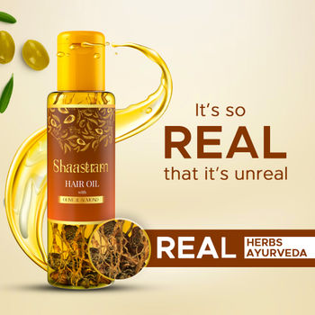 Shaastram Olive & Almond Ayurvedic anti dandruff hair oil